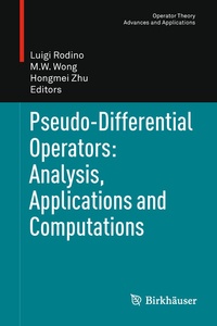 Abbildung von: Pseudo-Differential Operators: Analysis, Applications and Computations - Birkhäuser