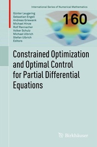 Abbildung von: Constrained Optimization and Optimal Control for Partial Differential Equations - Birkhäuser