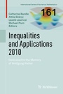 Cover: Inequalities and Applications 2010 - Birkhäuser