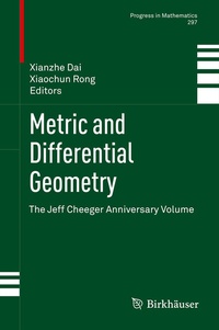 Abbildung von: Metric and Differential Geometry - Birkhäuser