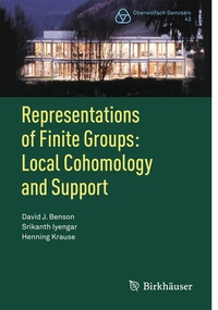 Abbildung von: Representations of Finite Groups: Local Cohomology and Support - Birkhäuser