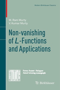 Abbildung von: Non-vanishing of L-Functions and Applications - Birkhäuser