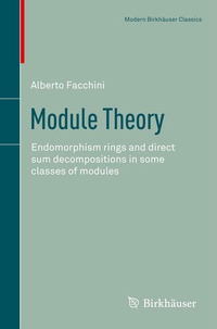 Enlarge image Cover: Module Theory - Birkhäuser