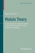 Cover: Module Theory - Birkh&auml;user
