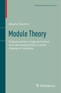 Enlarge image Cover: Module Theory - Birkhäuser