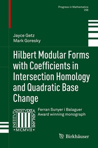 Abbildung von: Hilbert Modular Forms with Coefficients in Intersection Homology and Quadratic Base Change - Birkhäuser