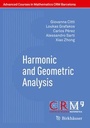 Cover: Harmonic and Geometric Analysis - Birkhäuser Verlag GmbH