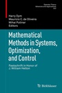 Cover: Mathematical Methods in Systems, Optimization, and Control - Birkhäuser