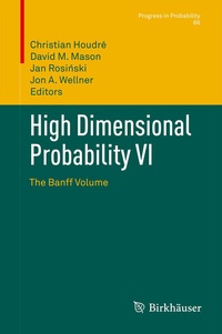 Abbildung von: High Dimensional Probability VI - Birkhäuser