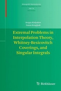 Abbildung von: Extremal Problems in Interpolation Theory, Whitney-Besicovitch Coverings, and Singular Integrals - Birkhäuser Verlag GmbH