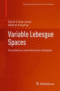 Abbildung von: Variable Lebesgue Spaces - Birkhäuser