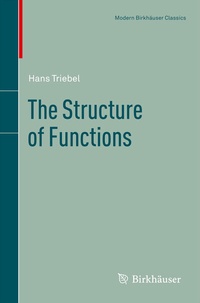Abbildung von: The Structure of Functions - Birkhäuser
