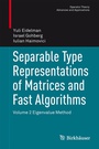 Cover: Separable Type Representations of Matrices and Fast Algorithms - Birkhäuser
