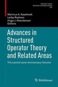 Abbildung von: Advances in Structured Operator Theory and Related Areas - Birkhäuser Verlag GmbH
