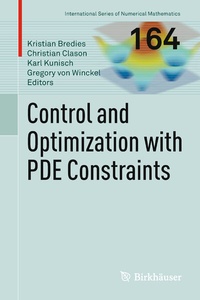 Abbildung von: Control and Optimization with PDE Constraints - Birkhäuser