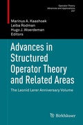 Cover: Advances in Structured Operator Theory and Related Areas - Birkh&auml;user