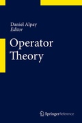 Bild: Operator Theory - Springer