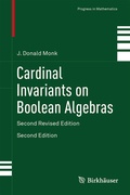 Cover: Cardinal Invariants on Boolean Algebras - Birkh&auml;user
