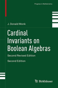 Abbildung von: Cardinal Invariants on Boolean Algebras - Birkhäuser