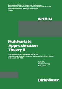 Enlarge image Cover: Multivariate Approximation Theory II - Birkhäuser