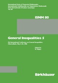 Cover: General Inequalities 5 - Birkh&auml;user