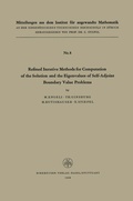 Cover: Refined Iterative Methods for Computation of the Solution and the Eigenvalues of Self-Adjoint Boundary Value Problems - Birkh&auml;user