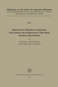 Abbildung von: Refined Iterative Methods for Computation of the Solution and the Eigenvalues of Self-Adjoint Boundary Value Problems - Birkhäuser