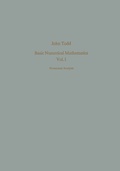 Cover: Basic Numerical Mathematics - Birkh&auml;user