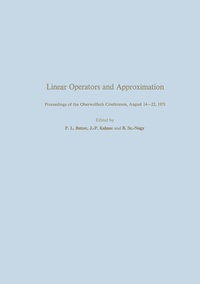 Abbildung von: Linear Operators and Approximation / Lineare Operatoren und Approximation - Birkhäuser