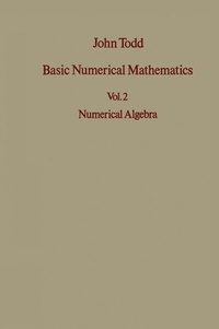 Enlarge image Cover: Basic Numerical Mathematics - Birkhäuser
