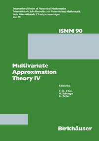 Enlarge image Cover: Multivariate Approximation Theory IV - Birkhäuser