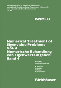 Abbildung von: Numerical Treatment of Eigenvalue Problems Vol.4 / Numerische Behandlung von Eigenwertaufgaben Band 4 - Birkhäuser