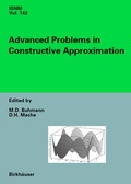 Cover: Advanced Problems in Constructive Approximation - Birkh&auml;user