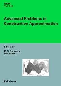 Enlarge image Cover: Advanced Problems in Constructive Approximation - Birkhäuser