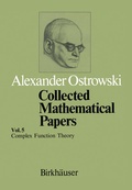 Cover: Collected Mathematical Papers - Birkh&auml;user
