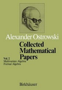 Abbildung von: Collected Mathematical Papers - Birkhäuser