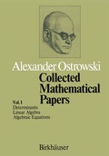 Cover: Collected Mathematical Papers - Birkh&auml;user