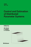 Cover: Control and Estimation of Distributed Parameter Systems - Birkh&auml;user