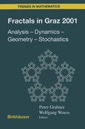 Cover: Fractals in Graz 2001 - Birkh&auml;user
