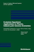 Cover: Evolution Equations: Applications to Physics, Industry, Life Sciences and Economics - Birkh&auml;user