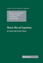 Cover: Matrix Riccati Equations in Control and Systems Theory - Birkh&auml;user