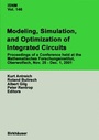 Cover: Modeling, Simulation, and Optimization of Integrated Circuits - Springer