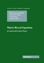 Cover: Matrix Riccati Equations in Control and Systems Theory - Birkh&auml;user