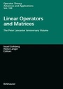 Cover: Linear Operators and Matrices - Springer