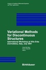 Cover: Variational Methods for Discontinuous Structures - Springer