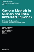 Cover: Operator Methods in Ordinary and Partial Differential Equations - Birkh&auml;user