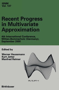 Enlarge image Cover: Recent Progress in Multivariate Approximation - Birkhäuser