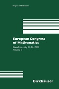 Cover: European Congress of Mathematics - Birkh&auml;user