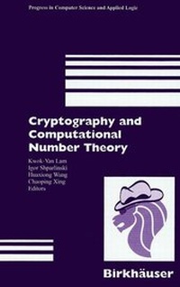 Enlarge image Cover: Cryptography and Computational Number Theory - Springer