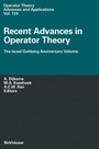 Cover: Recent Advances in Operator Theory - Birkhäuser
